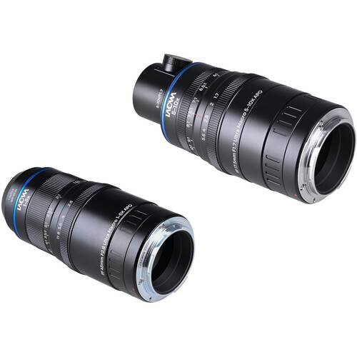 Venus Optics Laowa Aksen 45mm and 17.5mm with Coaxial Illumination Ultra Macro APO Lenses Bundle (Canon RF)