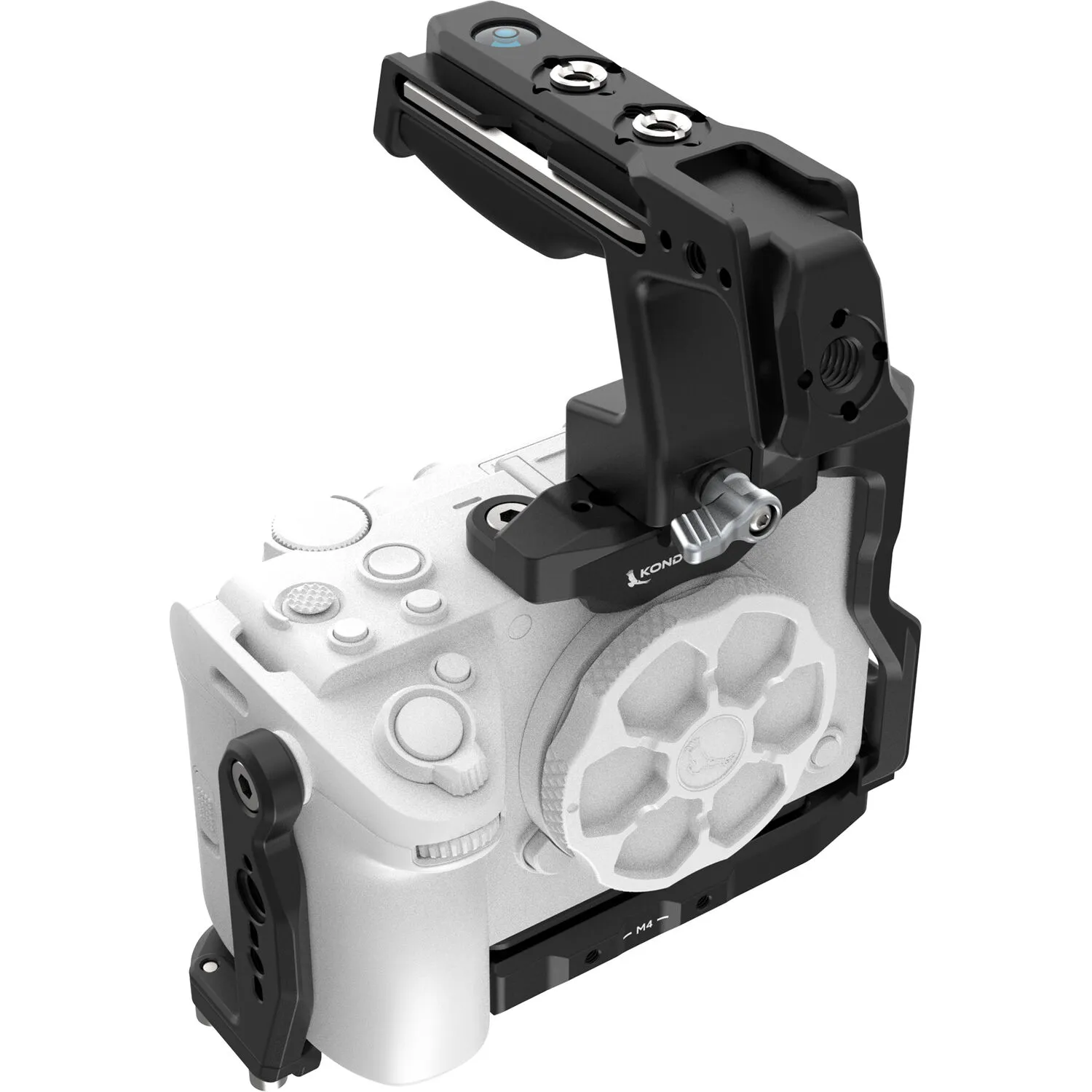 Kondor Blue Hybrid Camera Cage with Top Handle for Sony FX5 (Raven Black)