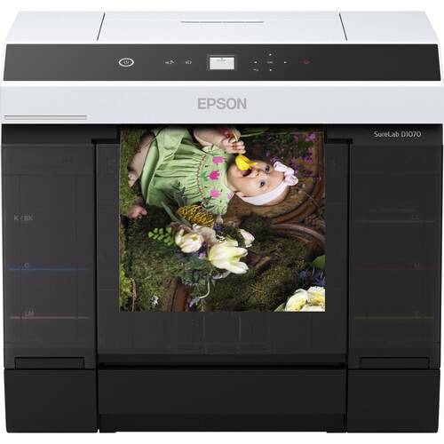 Epson SureLab D1070DE Professional Minilab Printer with Duplex Sheet Feeder and Full Set of Ink Packs Kit
