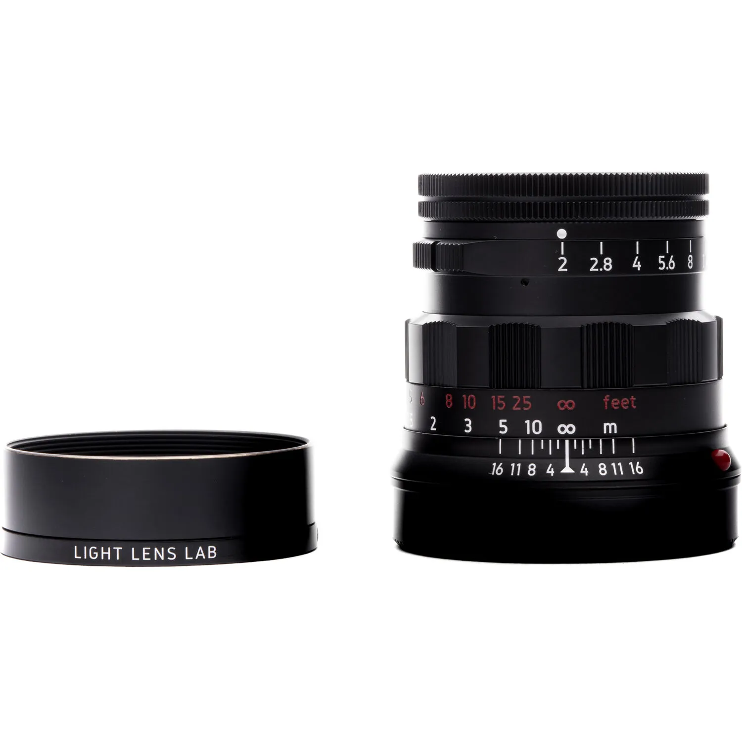 Light Lens Lab 50mm f/2 Rigid Lens (Leica M, Black)