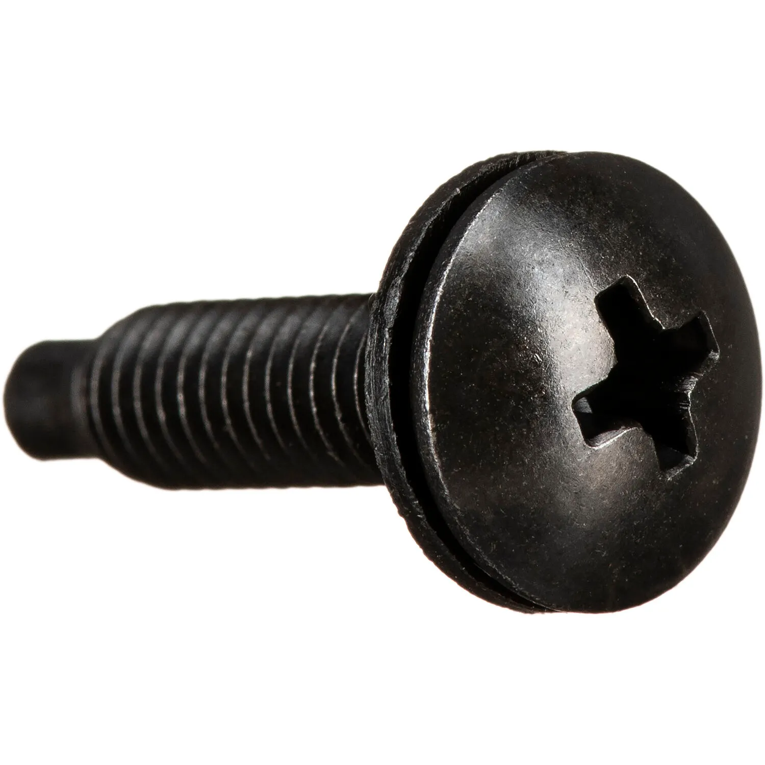 Middle Atlantic HPS 10-32 3/4" Philips Truss-Head Screws &amp; Washers 25 Pieces (Black)