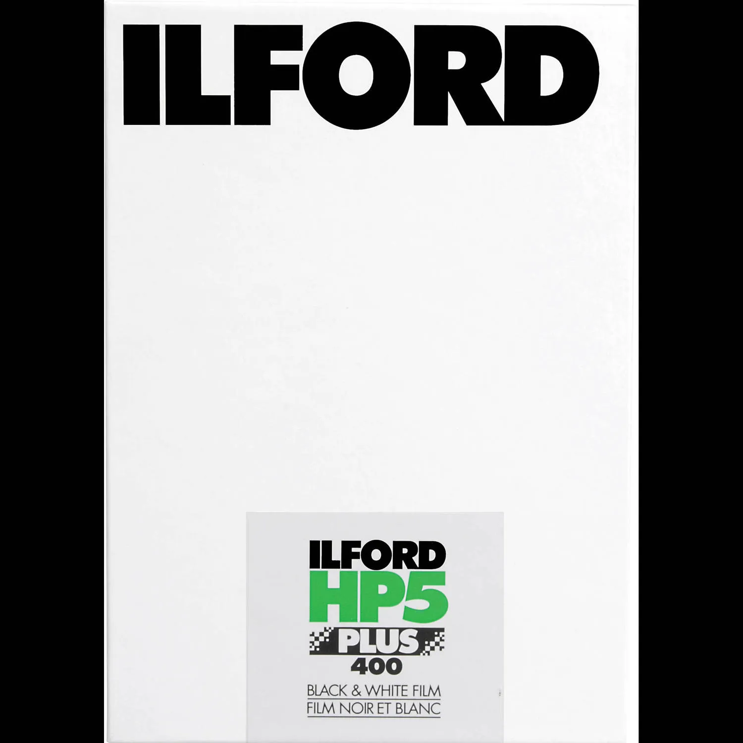 Ilford HP5 Plus Black and White Negative Film (8 x 10", 25 Sheets)