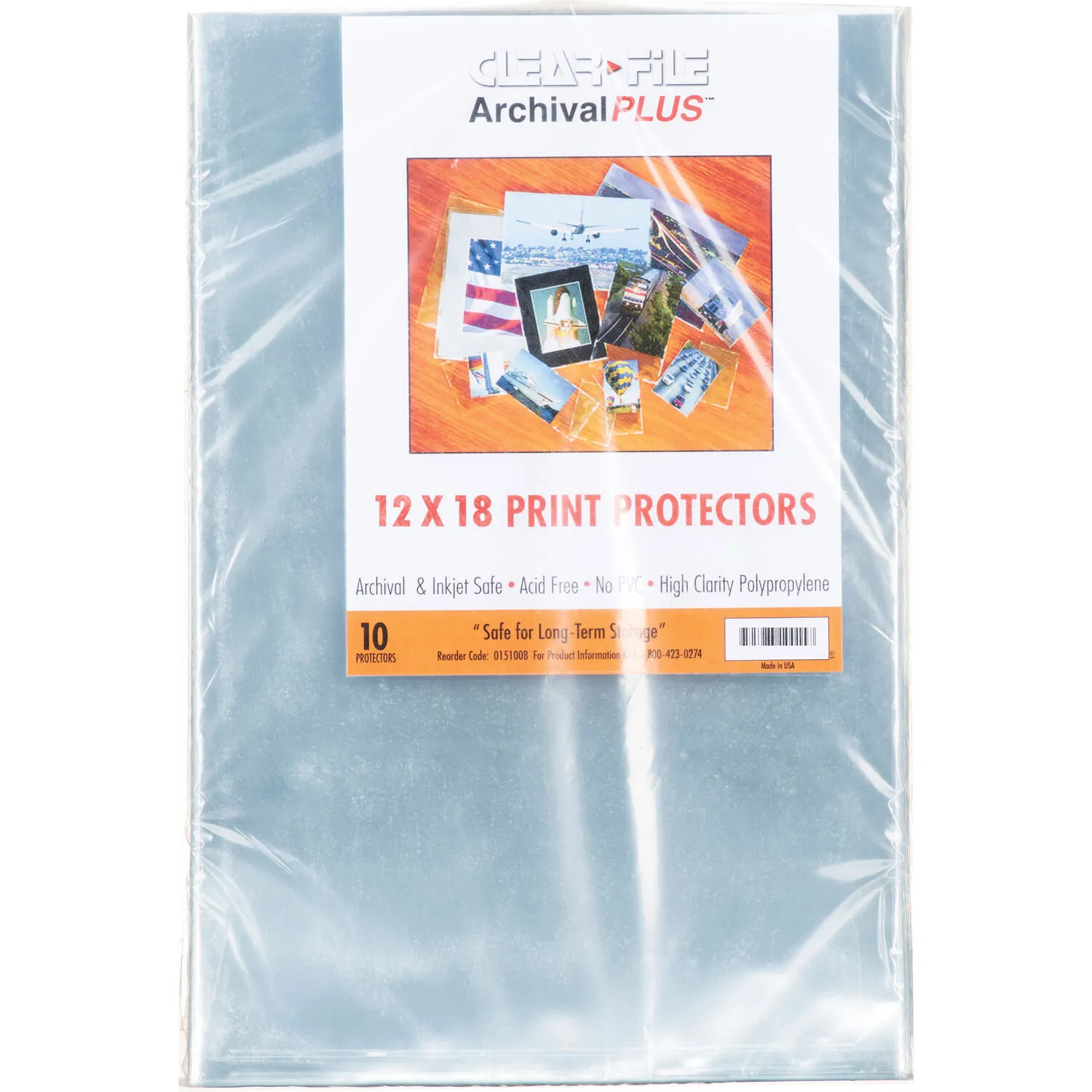 ClearFile Print Protector (12 x 18", 10-Pack)