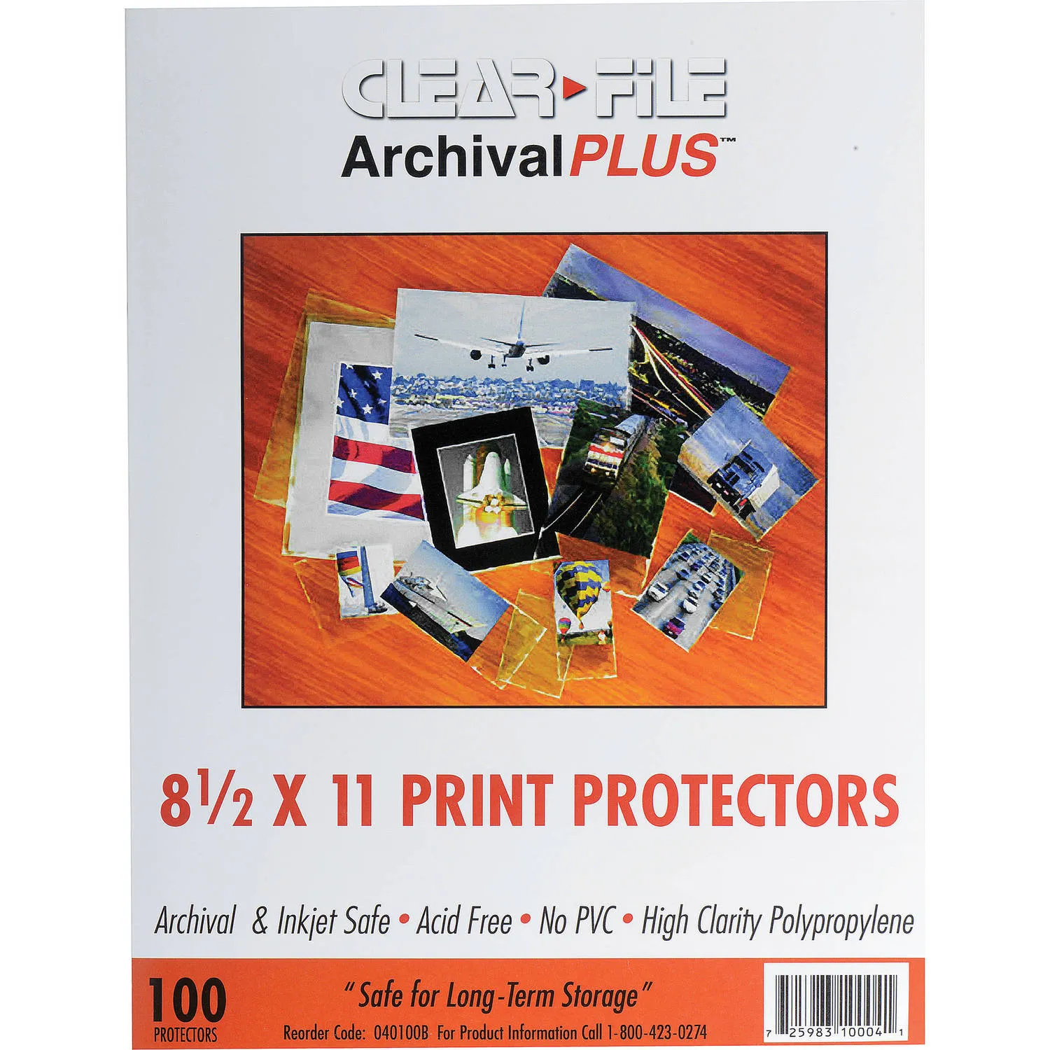 ClearFile Print Protector (8.5 x 11", 100-Pack)
