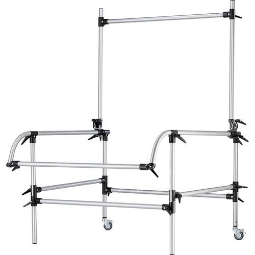Manfrotto Still Life Shooting Table Frame Without Plexiglass Panel (Silver)