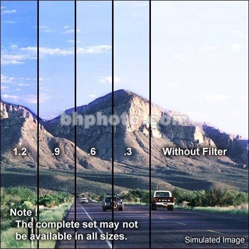 Tiffen Hard-Edge (Horizontal Orientation) Graduated ND Filter (3 x 4", 3-Stop)