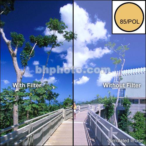 Tiffen 95mm Coarse Thread 85 Linear Polarizer Filter (Non-Rotating)