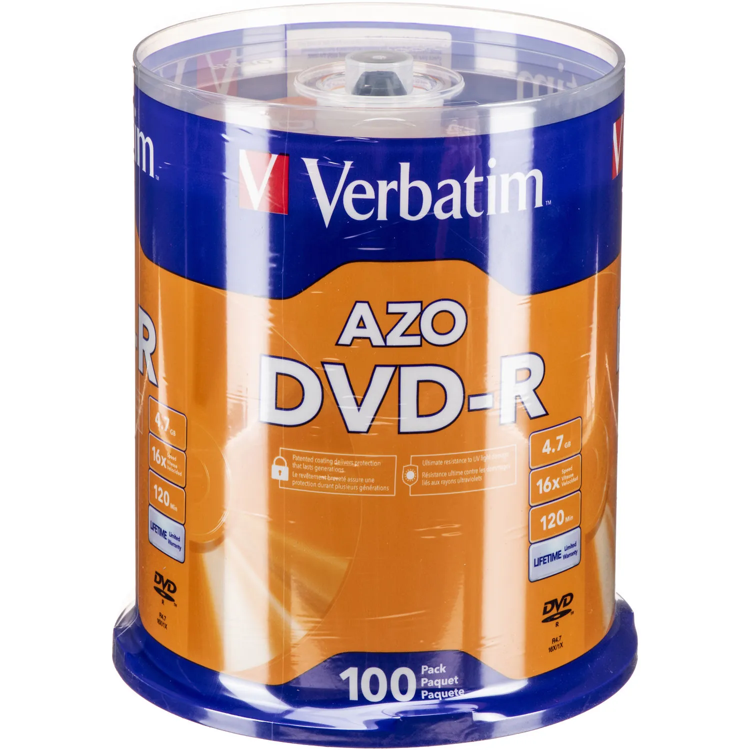 Verbatim DVD-R 4.76GB 16x (100-Pack)