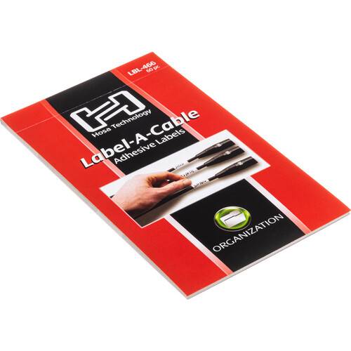Hosa Technology LBL-466 - Peel and Stick Vinyl Cable Labels (60 Pieces)