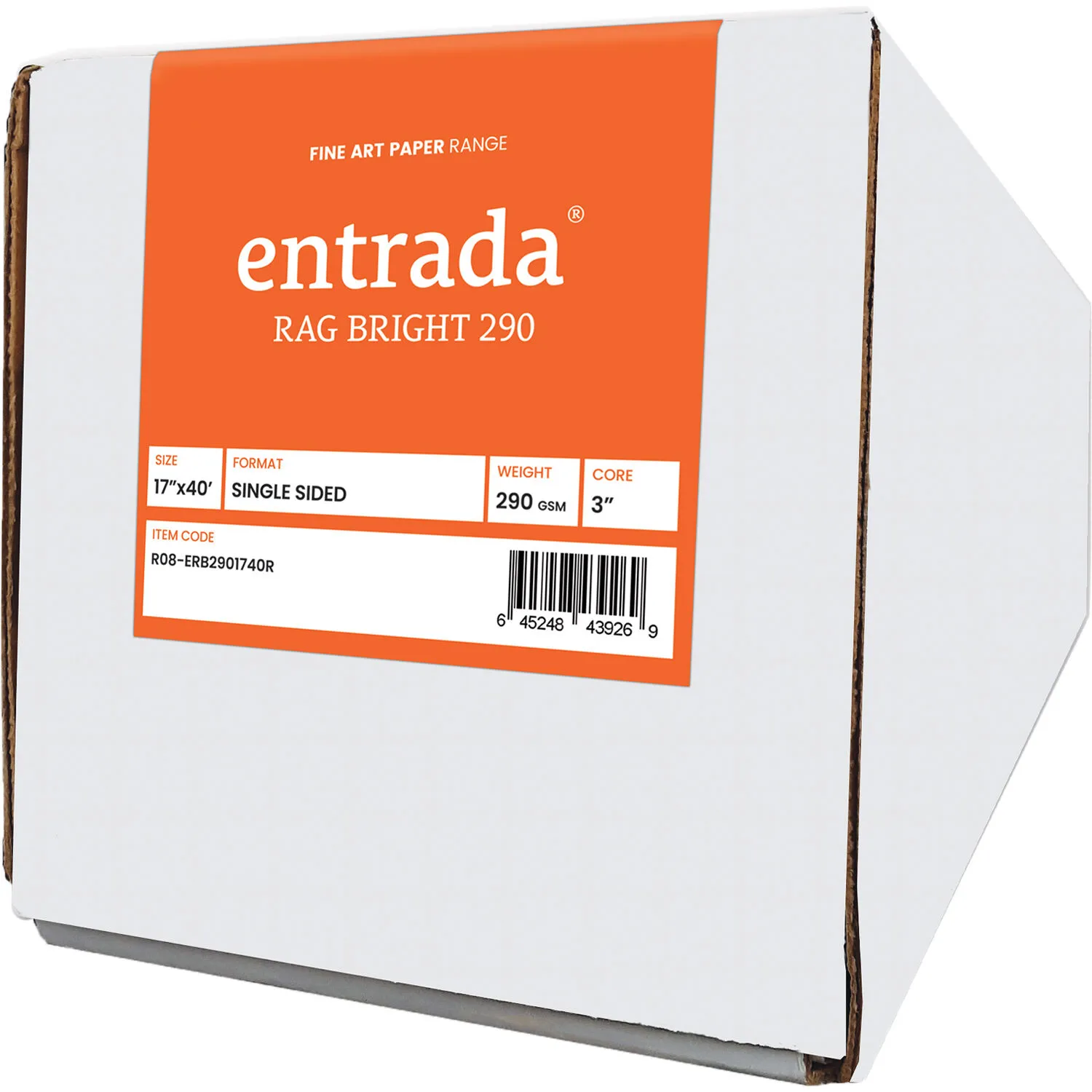 Moab Entrada Rag Bright 290 Archival Inkjet Paper (17" x 40' Roll)