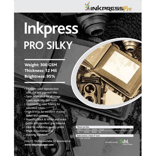 Inkpress Media Pro Silky Paper (13 x 19", 50 Sheets)