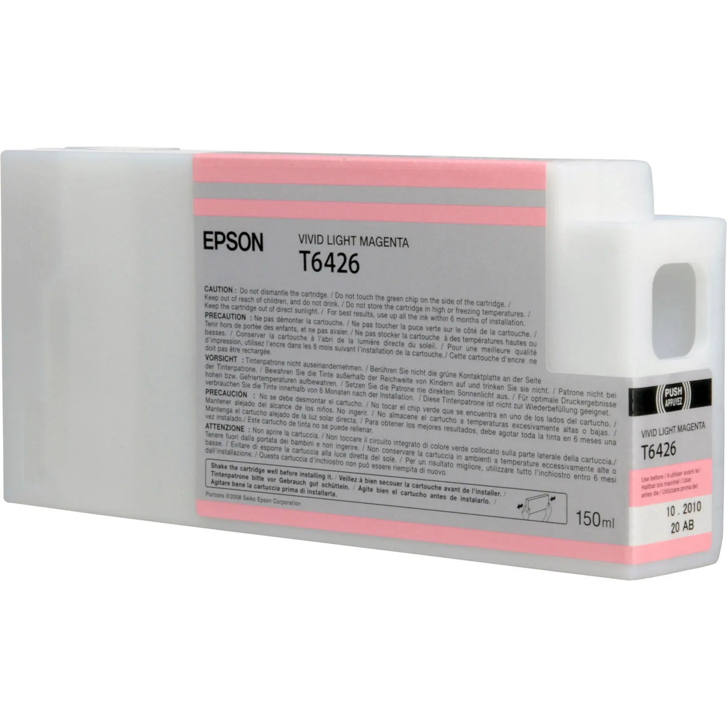 Epson T642600 Vivid Light Magenta UltraChrome HDR Ink Cartridge for Select Stylus Pro Printers (150 mL)
