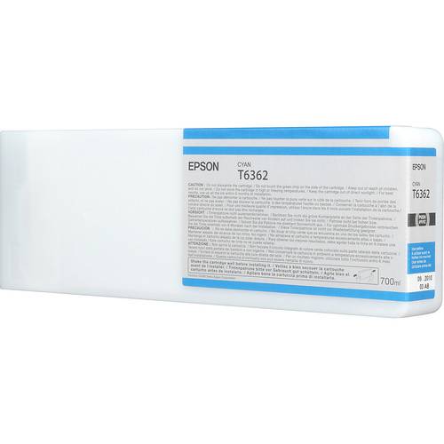 Epson T636200 Cyan UltraChrome HDR Ink Cartridge for Select Stylus Pro Printers (700 mL)