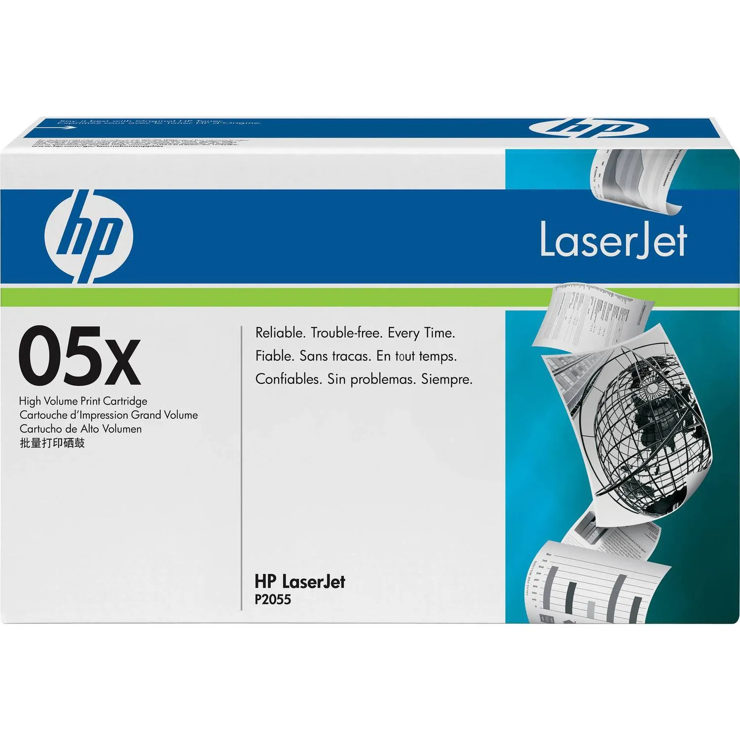 HP LaserJet 05X Black Print Cartridge with Smart Printing Technology