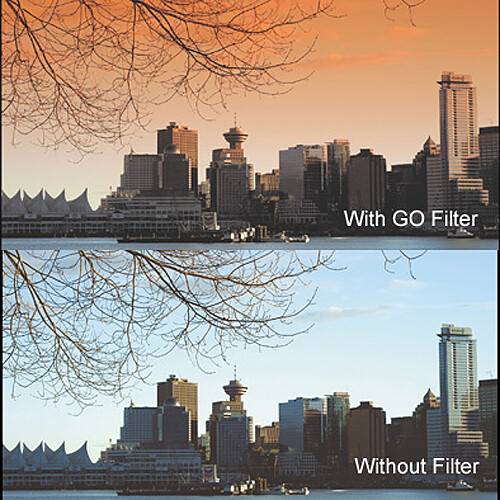 Cavision 4 x 5.65" Soft-Edge Graduated Orange 0.9 Filter (3-Stop)