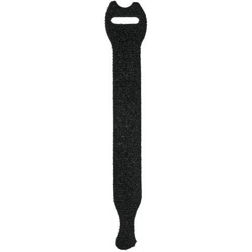 Pearstone 0.5 x 6" Touch Fastener Straps (Black, 10-Pack)