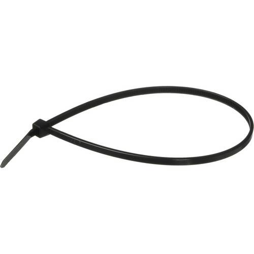 Pearstone Single-Use Plastic Cable Ties (Black, 8", 100-Pack)