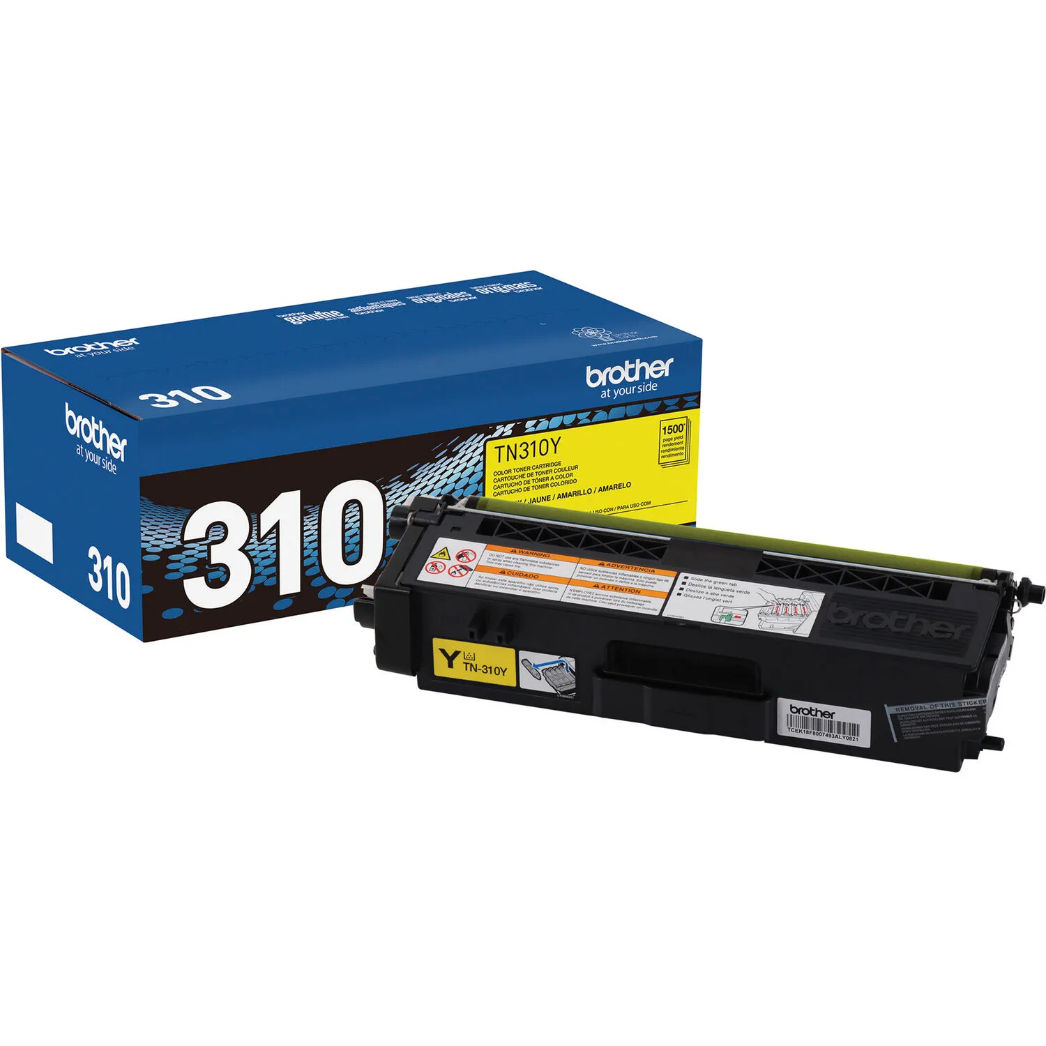 Brother TN310Y Yellow Toner Cartridge