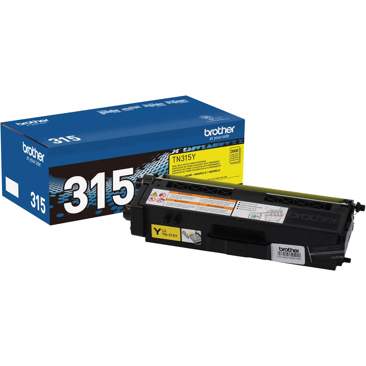 Brother TN315Y High Yield Yellow Toner Cartridge