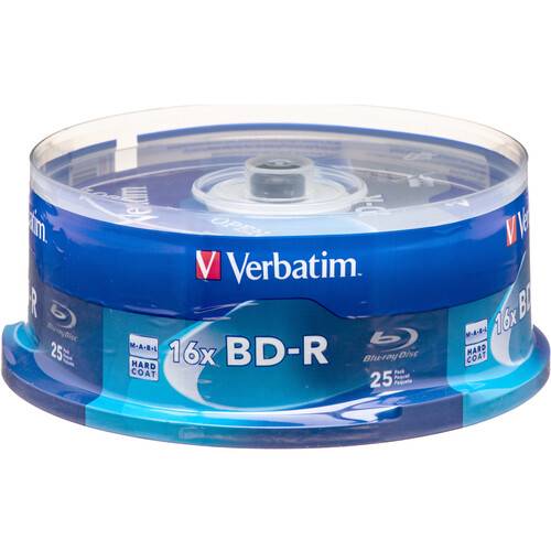 Verbatim BD-R Blu-Ray 25GB 16x (25 Pack Spindle)