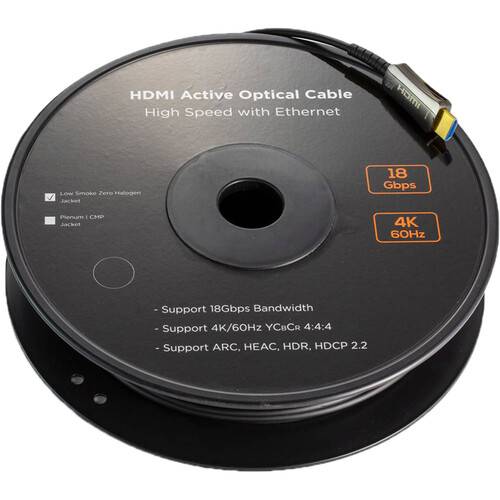 Pearstone High-Speed HDMI Cable with Ethernet (Black, 10')