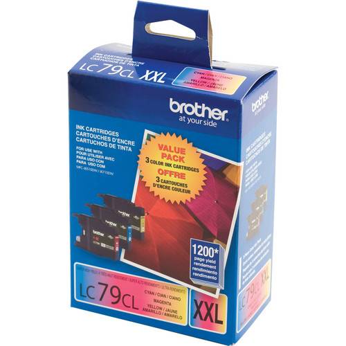 Brother LC793PKS Innobella Super High Yield XXL Cyan, Magenta, and Yellow Ink Cartridges