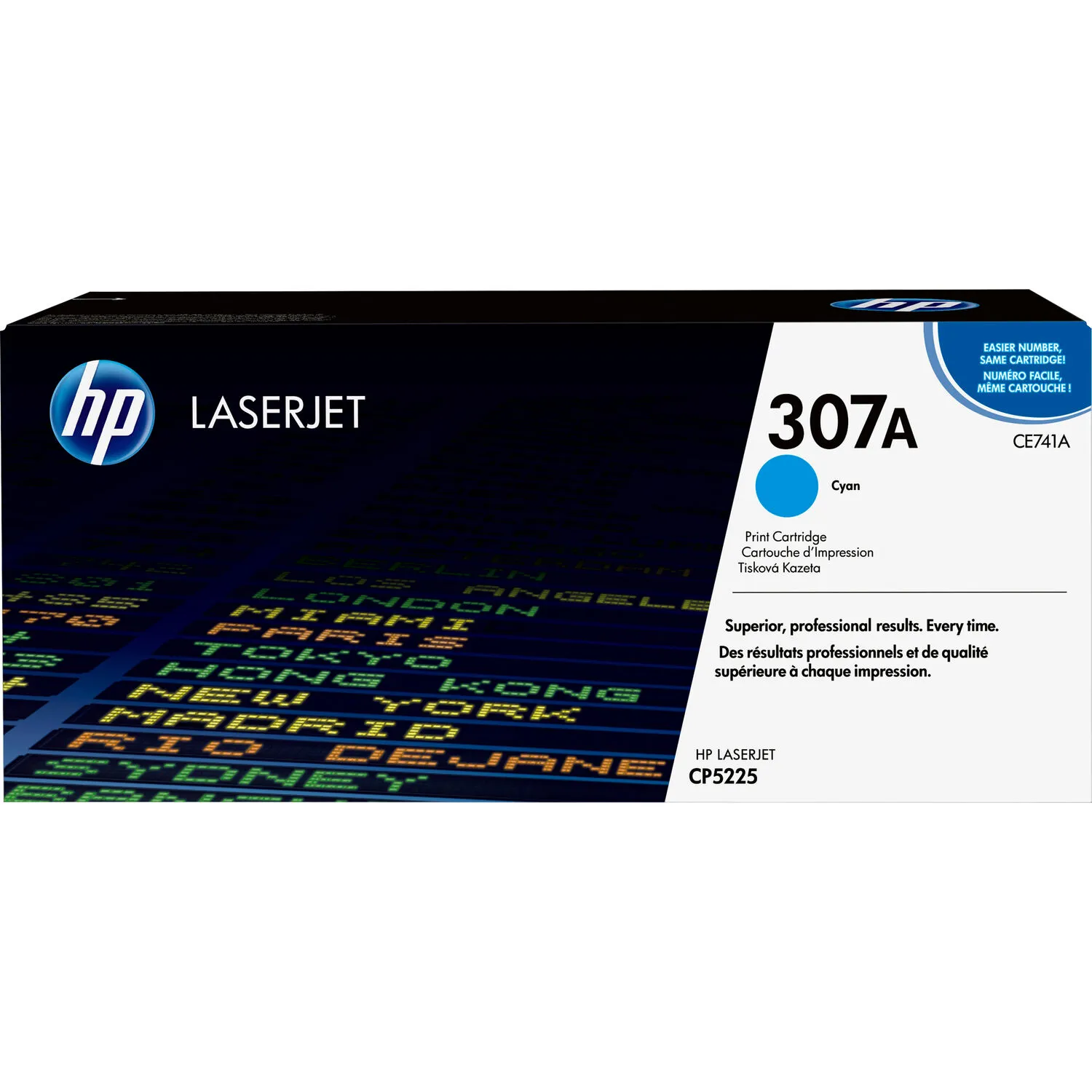 HP 307A Cyan LaserJet Toner Cartridge
