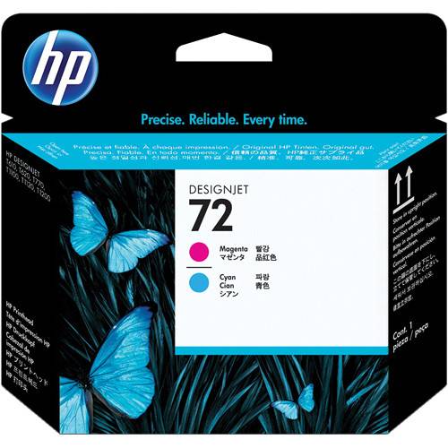HP 72 Magenta &amp; Cyan Printhead