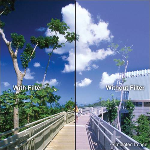 Tiffen 86mm 85B Linear Polarizer Filter (Non-Rotating)