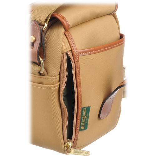 Billingham Compact Stowaway Camera Bag (Khaki Canvas / Tan Leather Trim, 1.8)