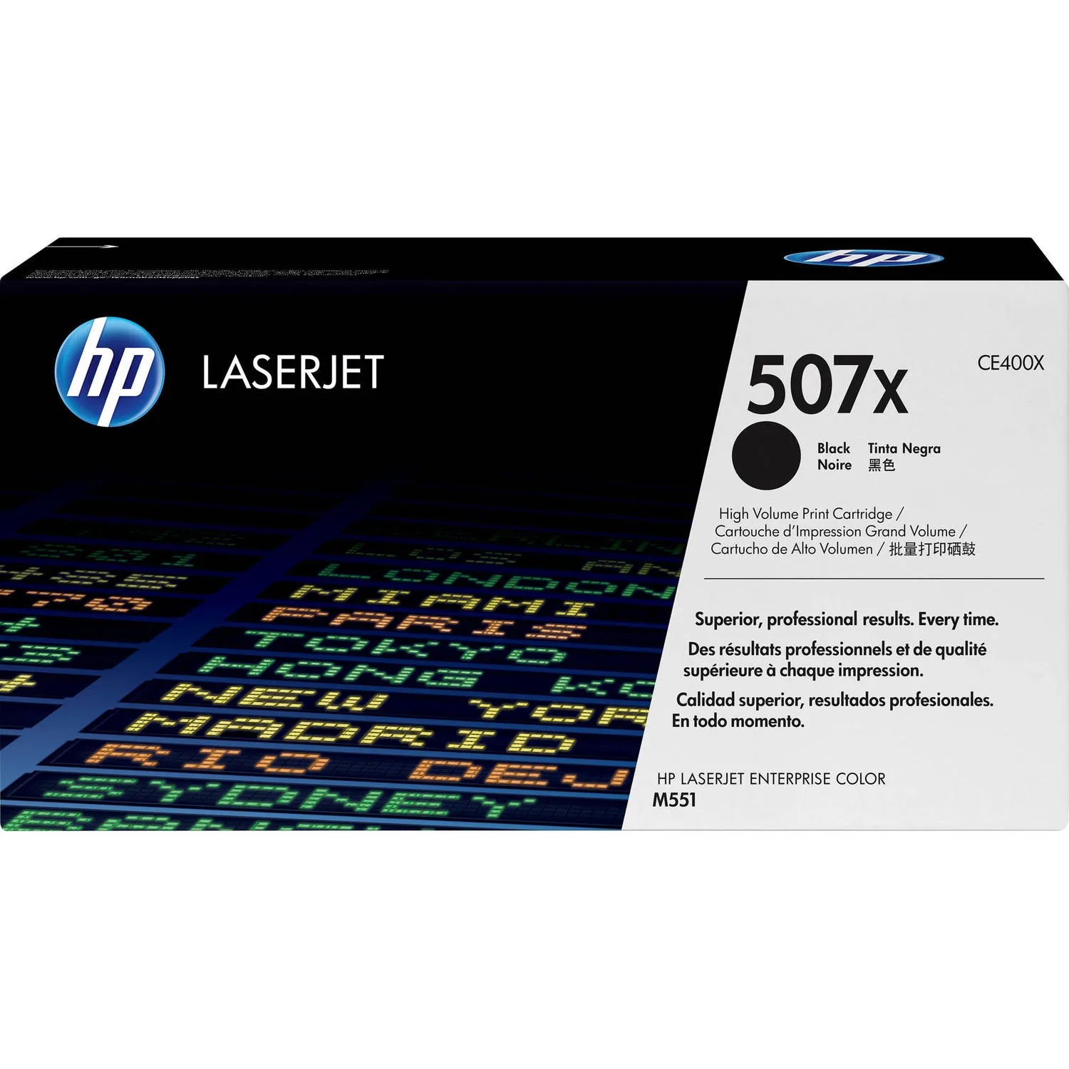 HP 507X Black LaserJet Toner Cartridge