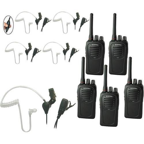 Eartec 5-User SC-1000 Two-Way Radio System with SST Headsets
