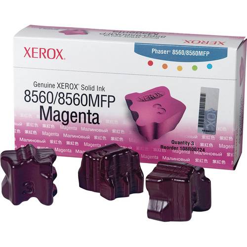 Xerox Magenta Solid Ink for Phaser 8560 &amp; 8560MFP (3 Sticks)