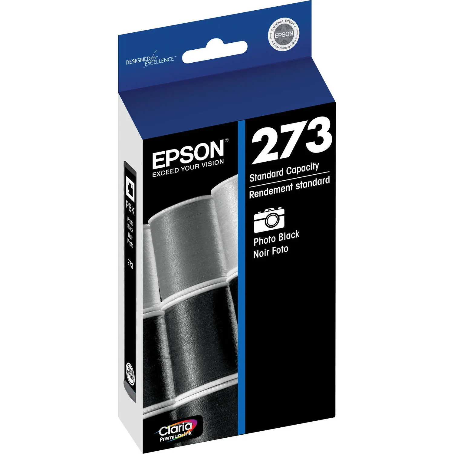 Epson Claria Premium 273 Standard-Capacity Photo Black Ink Cartridge