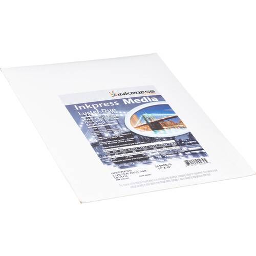 Inkpress Media Luster Duo 300 Paper (11 x 14", 20 Sheets)