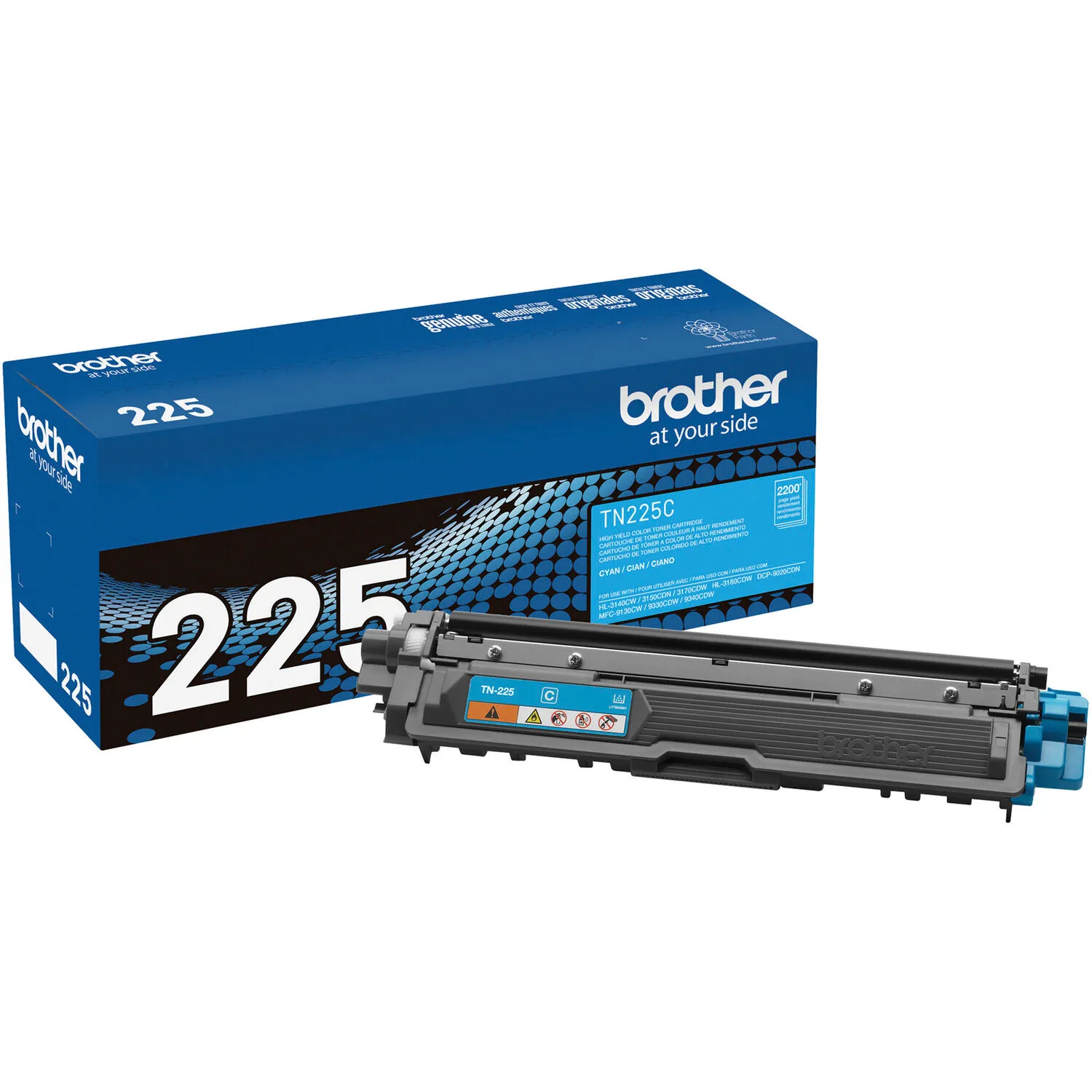 Brother TN225C High Yield Cyan Toner Cartridge